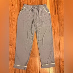 Lucky Brand Gray blue Lounge Pants with white Accent